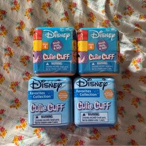 Disney SEALED Cutie Cuff Series 4 and Favorites Collection